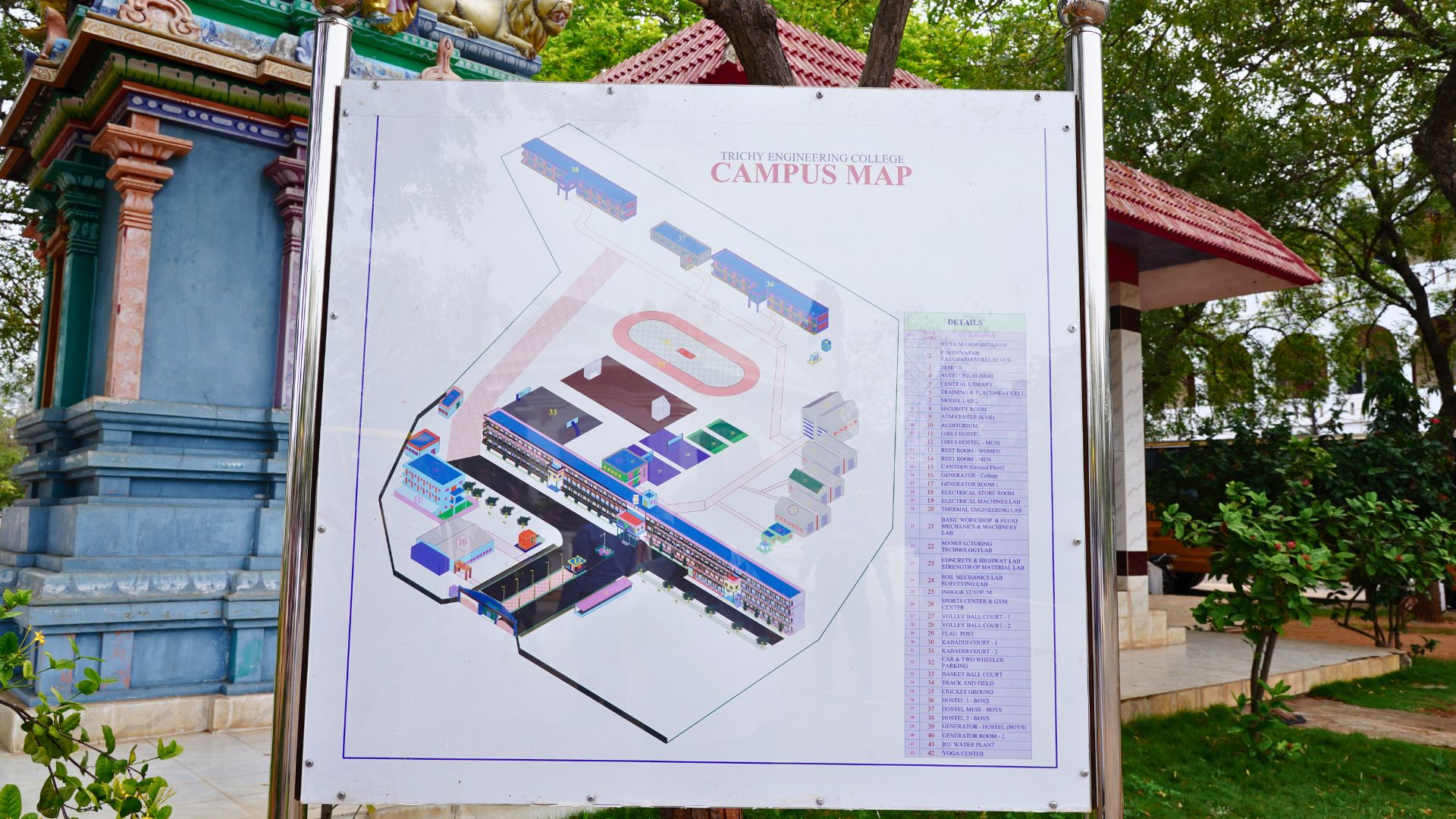 Students walking on campus